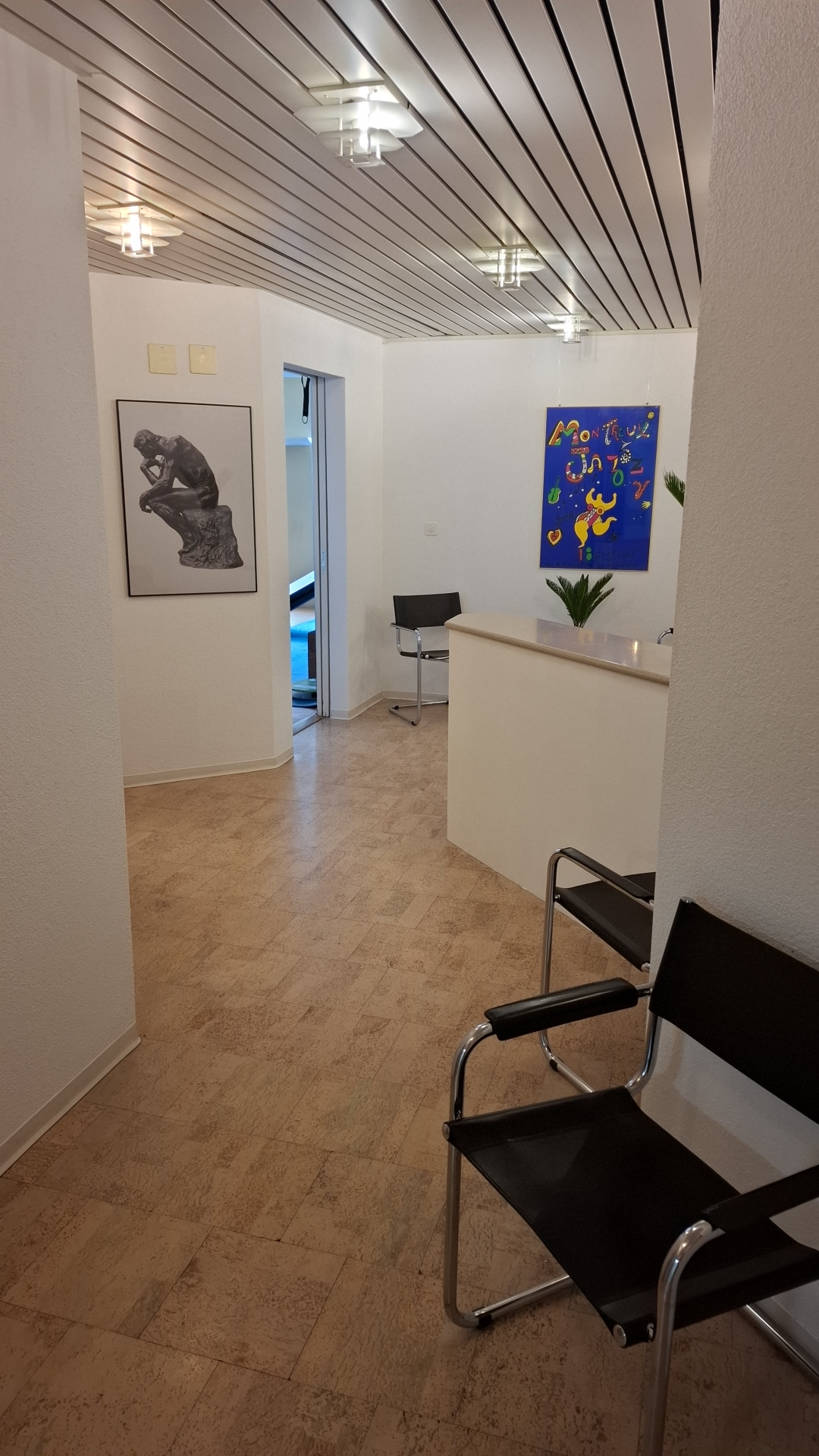 Empfang und Warteraum